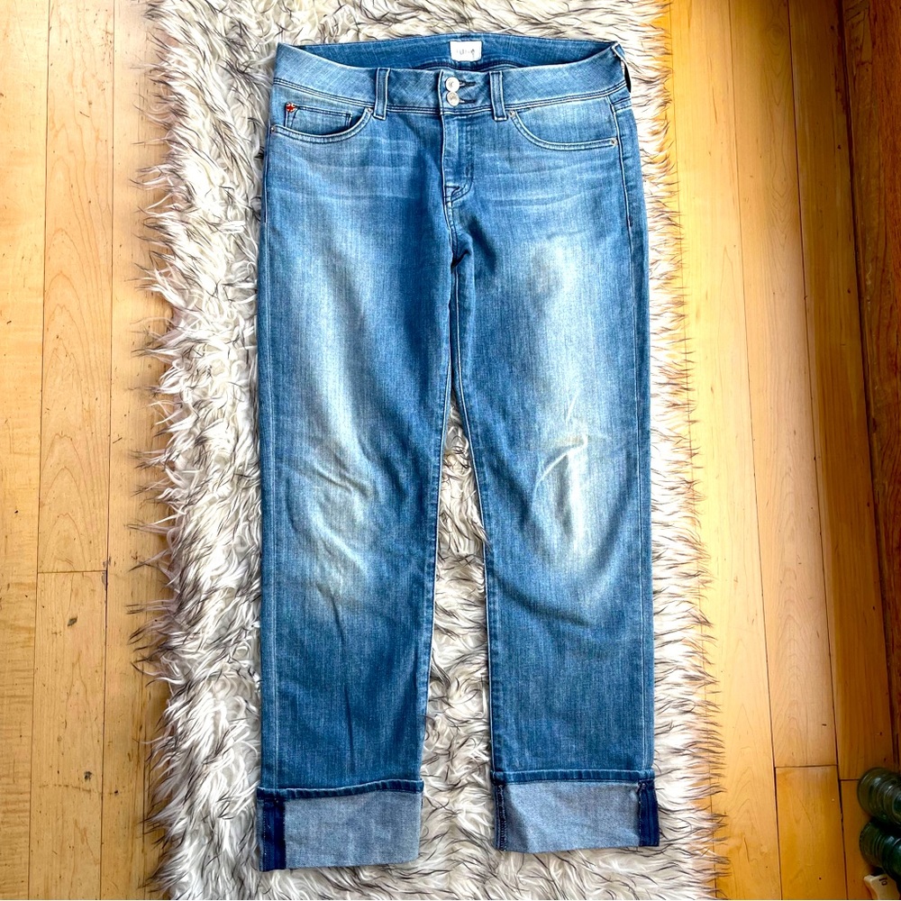 Hudson boyfriend cropped denim size 30